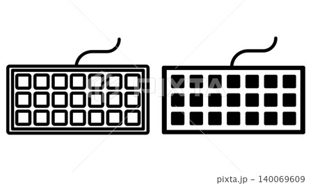 Keyboard icon design template Keyboard icon design template 140069609
