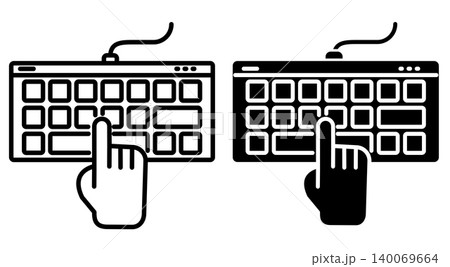 Keyboard icon design template Keyboard icon design template 140069664