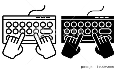Keyboard icon design template Keyboard icon design template 140069666