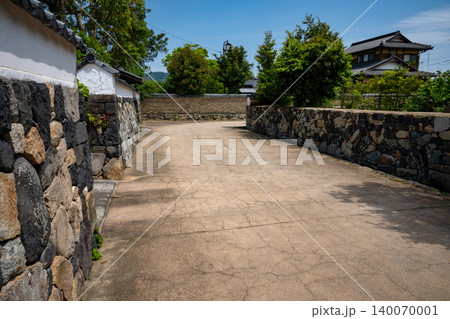 山口県/ 世界遺産 萩城下町 「鍵曲」(明治日本の産業革命遺産・構成資産) 山口県/ 世界遺産 萩城下町 「鍵曲」(明治日本の産業革命遺産・構成資産) 140070001
