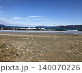 砂浜から見た日本海 140070226