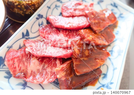 焼肉店メニューに使いやすい牛肉とタレ焼肉の料理写真 焼肉店メニューに使いやすい牛肉とタレ焼肉の料理写真 140070967