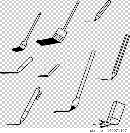 插畫用筆套裝,包括鋼筆、鉛筆、畫筆等。 插畫用筆套裝,包括鋼筆、鉛筆、畫筆等。 140071107