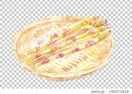 籠に盛られた筑紫の水彩イラスト 籠に盛られた筑紫の水彩イラスト 140073829