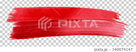 red brush isolated on transparent background red watercolor red brush isolated on transparent background red watercolor 140074147