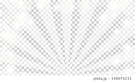 Pale rainbow sunburst background, landscape orientation 16:9 140074231