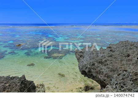 【沖縄県】晴天の伊良部島のシンビジ(宮古島) 【沖縄県】晴天の伊良部島のシンビジ(宮古島) 140074742