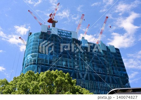 建設中の東京トーチ 建設中の東京トーチ 140074827