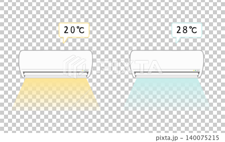 空調冷氣暖氣的簡易示意圖;家用電器;從正面看的空調向量圖;適合溫度 空調冷氣暖氣的簡易示意圖;家用電器;從正面看的空調向量圖;適合溫度 140075215