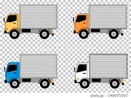 Set of small trucks Set of small trucks 140075567