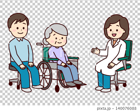 Patients and their families receiving medical treatment Patients and their families receiving medical treatment 140076088