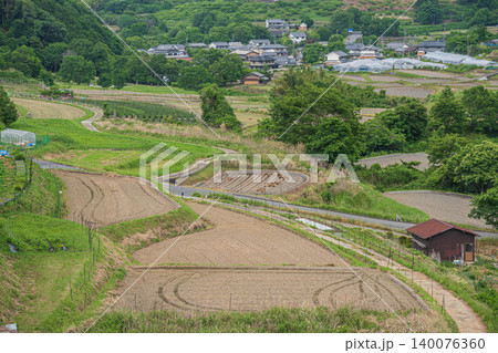 稲渕の棚田 日本の棚田百選 奈良県明日香村 稲渕の棚田 日本の棚田百選 奈良県明日香村 140076360