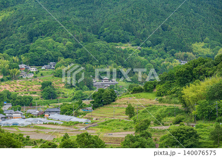 稲渕の棚田 日本の棚田百選 奈良県明日香村 稲渕の棚田 日本の棚田百選 奈良県明日香村 140076575