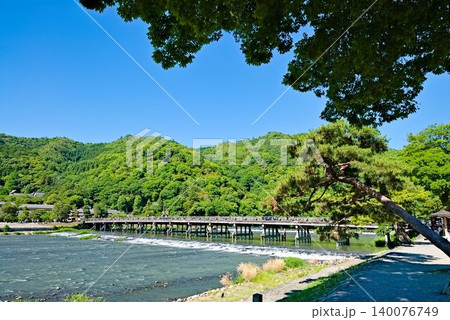 初夏の嵐山を静かに散策するコース 140076749