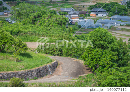 稲渕の棚田 秘密の展望台からの景観 奈良県明日香村 稲渕の棚田 秘密の展望台からの景観 奈良県明日香村 140077112