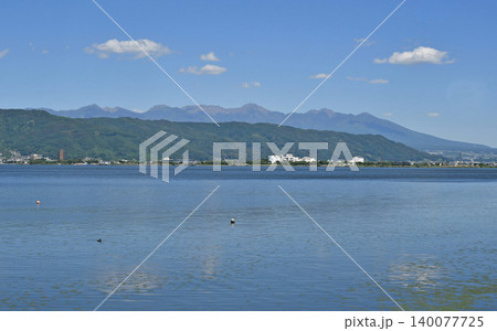 諏訪湖 長野県岡谷市 諏訪湖 長野県岡谷市 140077725