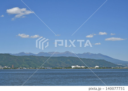 諏訪湖 長野県岡谷市 諏訪湖 長野県岡谷市 140077731