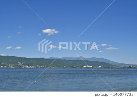 諏訪湖 長野県岡谷市 諏訪湖 長野県岡谷市 140077733