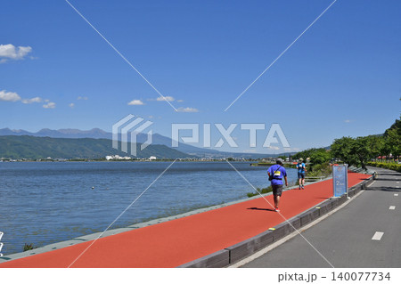 諏訪湖　　長野県岡谷市 140077734