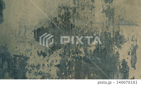 Abstract grunge background of a distressed concrete wall with peeling paint and weathered texture 140078181