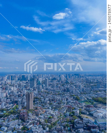 東京の街並みと青空 東京の街並みと青空 140078977