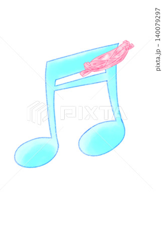 笹舟の付いた音符 140079297
