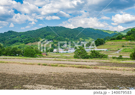 稲渕の棚田 日本の棚田百選 奈良県明日香村 稲渕の棚田 日本の棚田百選 奈良県明日香村 140079583