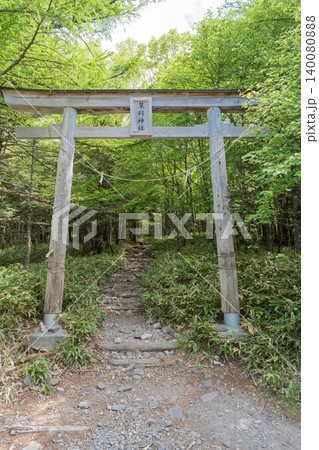 蓼科山の七合目登山口 140080888