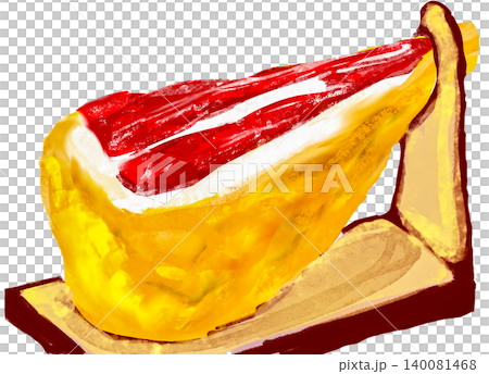 生ハム プロシュートのイラスト 140081468