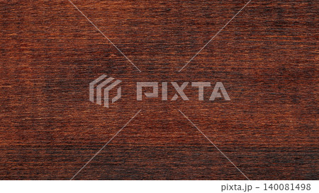 Dark brown wood grain texture background with natural horizontal pattern and surface detail Dark brown wood grain texture background with natural horizontal pattern and surface detail 140081498