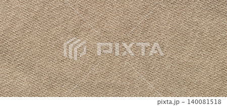 Beige knitted fabric texture with diagonal weave pattern for cozy textile background close-up Beige knitted fabric texture with diagonal weave pattern for cozy textile background close-up 140081518