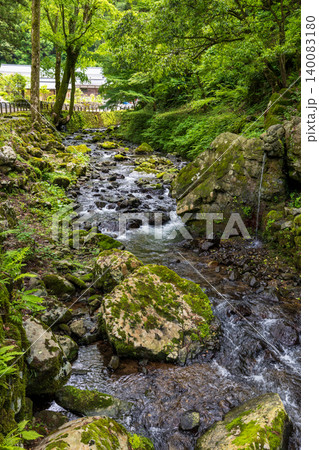 福井県永平寺町の永平寺川の風景 福井県永平寺町の永平寺川の風景 140083180