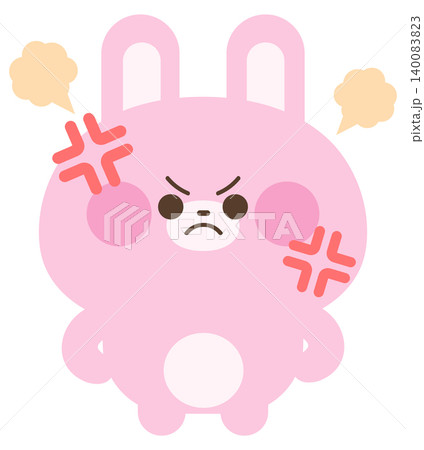 かわいいうさぎ(怒る) かわいいうさぎ(怒る) 140083823