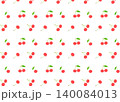 さくらんぼ　パターン背景 140084013