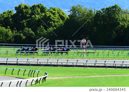京都競馬場芝コース第四コーナー 京都競馬場芝コース第四コーナー 140084345