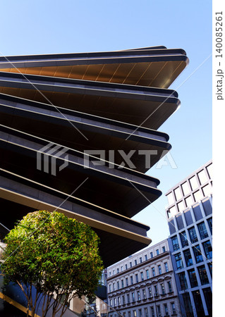 Masarycka MSD Masaryk Station Development office and retail building by Zaha Hadid Architects with golden facade in Prague, Czech Republic. Masarycka MSD Masaryk Station Development office and retail building by Zaha Hadid Architects with golden facade in Prague, Czech Republic. 140085261