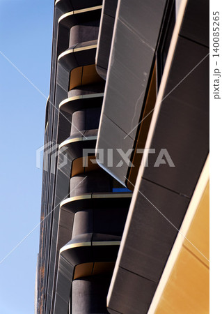Masarycka MSD Masaryk Station Development office and retail building by Zaha Hadid Architects with golden facade in Prague, Czech Republic. 140085265