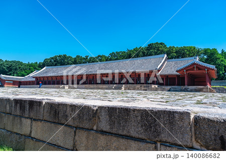 Seoul, South Korea - May. 30, 2026 : Jongmyo Shrine Jeongjeon, A UNESCO World Heritage Site in Seoul Seoul, South Korea - May. 30, 2026 : Jongmyo Shrine Jeongjeon, A UNESCO World Heritage Site in Seoul 140086682