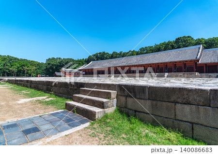 Seoul, South Korea - May. 30, 2026 : Jongmyo Shrine Jeongjeon, A UNESCO World Heritage Site in Seoul Seoul, South Korea - May. 30, 2026 : Jongmyo Shrine Jeongjeon, A UNESCO World Heritage Site in Seoul 140086683