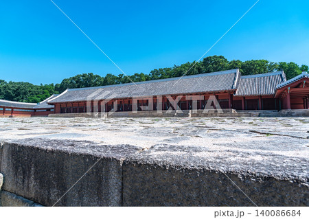 Seoul, South Korea - May. 30, 2026 : Jongmyo Shrine Jeongjeon, A UNESCO World Heritage Site in Seoul 140086684