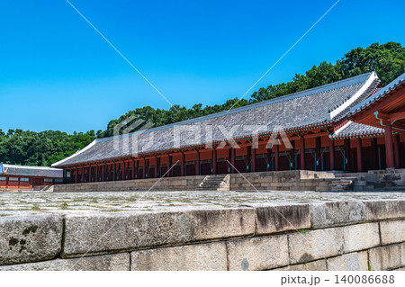 Seoul, South Korea - May. 30, 2026 : Jongmyo Shrine Jeongjeon, A UNESCO World Heritage Site in Seoul Seoul, South Korea - May. 30, 2026 : Jongmyo Shrine Jeongjeon, A UNESCO World Heritage Site in Seoul 140086688