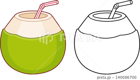 Fresh coconut water drink Fresh coconut water drink 140086700