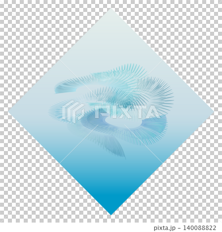 Delicate spiral line art vector on a blue diamond background | Abstract, geometric design, transparent background Delicate spiral line art vector on a blue diamond background | Abstract, geometric design, transparent background 140088822