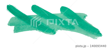 green brush isolated on transparent background green watercolor green brush isolated on transparent background green watercolor 140093440