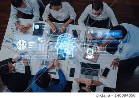 AI cognitive computing with human brain and AI gear integration. Corpus AI cognitive computing with human brain and AI gear integration. Corpus 140094056