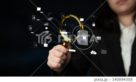 Digital Document Management and File Organization System Latch 140094308