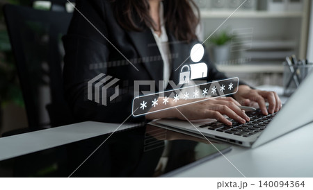User Authentication and Password Protection Concept Latch 140094364