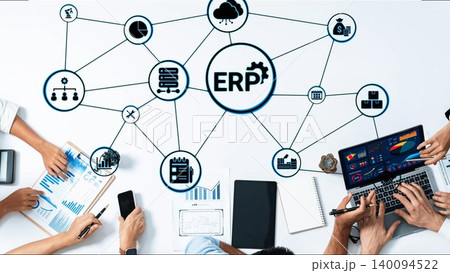 ERP enterprise resource planning system Funnel 140094522