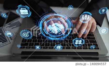 B2B Growth Strategy for Business-to-Business Market Success Funnel 140094557