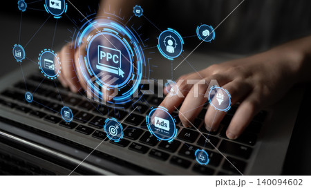 Marketing online strategy with digital advertising, PPC, social media and SEO icons Entice Marketing online strategy with digital advertising, PPC, social media and SEO icons Entice 140094602